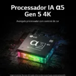 LG Processador Alpha5 Gen 5 AI 4K