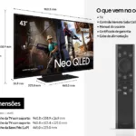 Smart TV 2022 Neo QLED QN90B QN90BAGXZD
