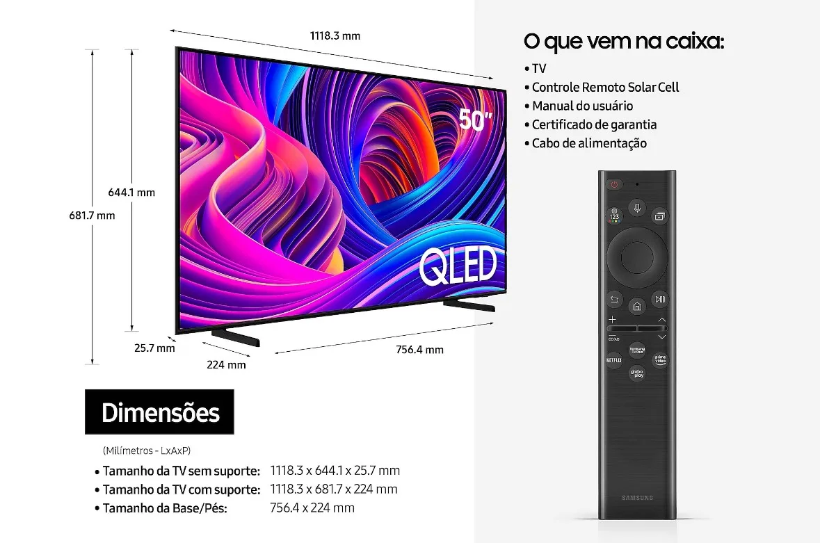 Smart TV 2022 QLED Q60B Q60BAGXZD