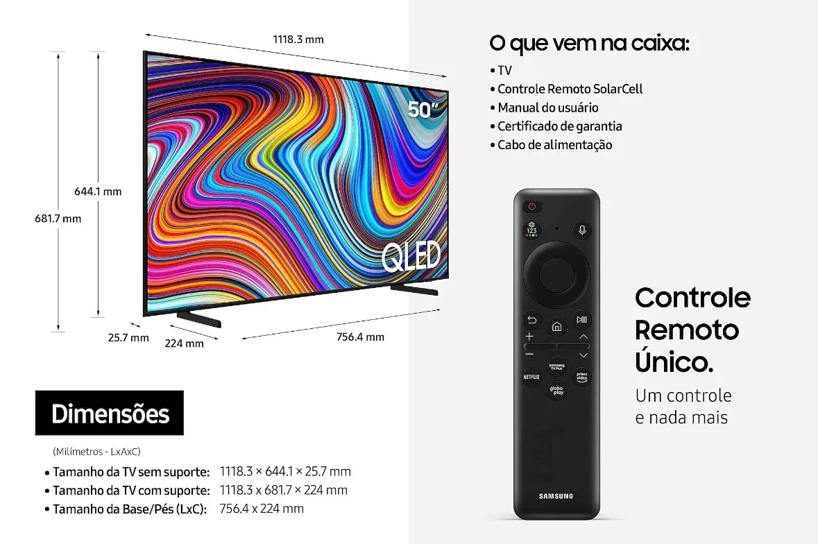 Smart TV Samsung QLED 2023 Q60CAGXZD
