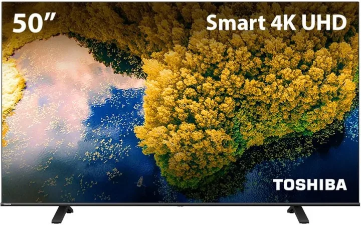 Top 10 - Smart TVs 50" com custo-benefício para comprar - Lista 2024 - TOSHIBA 50C350LS (TB012M) | Smart TV 50″ LED UHD 4K