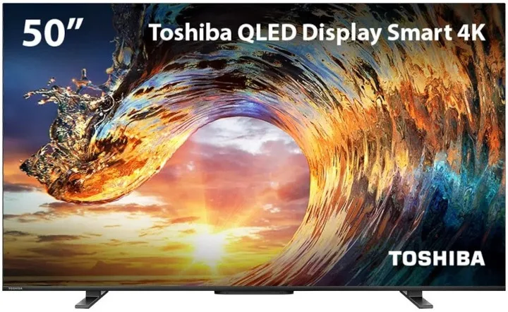 Top 10 - Smart TVs 50" com custo-benefício para comprar - Lista 2024 - TOSHIBA QLED 50M550LS (TB013M) | Smart TV 50″ UHD 4K
