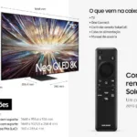 Smart TV Samsung Neo QLED 8K QN75QN800DGXZD 2024 AI BIG TV