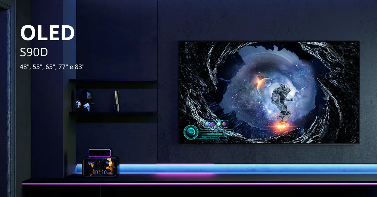 Smart TV Samsung OLED 2024 S90D - Ficheiro Técnico