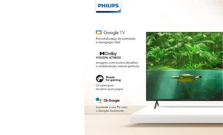 Smart TV Philips 7400 serie PUG7408/78 de 2023 43PUG7408/78 50PUG7408/78 55PUG7408/78 65PUG7408/78 70PUG7408/78 - Ficheiro Técnico