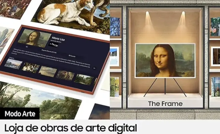 Smart TV Samsung Lifestyle The Frame LS03BAGXZD 2022 - Ficheiro Técnico