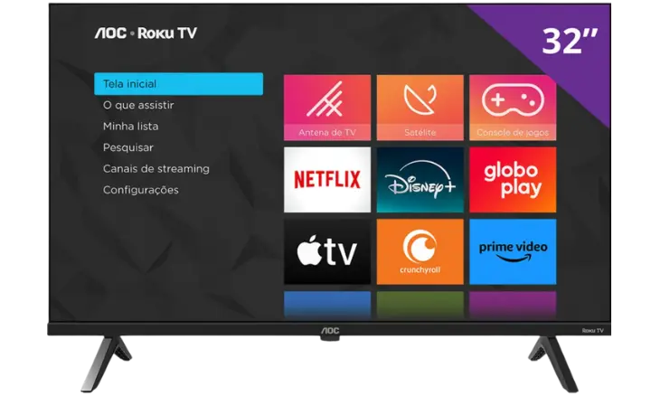 Smart TV AOC Roku TV 5045 32S5045/78G - Ficheiro Técnico
