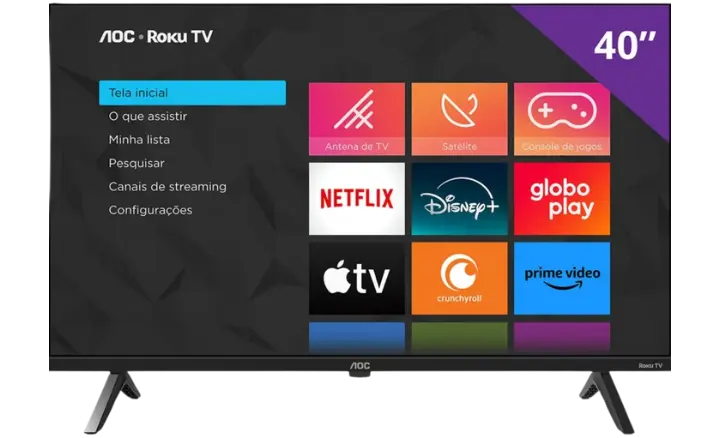 Smart TV AOC Roku TV 5045 40S5045/78G 2024 - Ficheiro Técnico