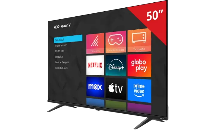 Smart TV AOC Roku TV 7045 50U7045/78G 2025 - Ficheiro Técnico