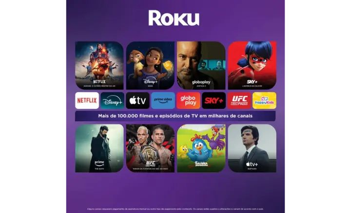Smart TV AOC Roku TV 7045 2025 - Ficheiro Técnico