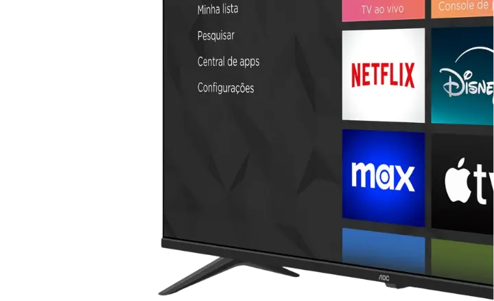 Smart TV AOC Roku TV 7045 2025 - Ficheiro Técnico