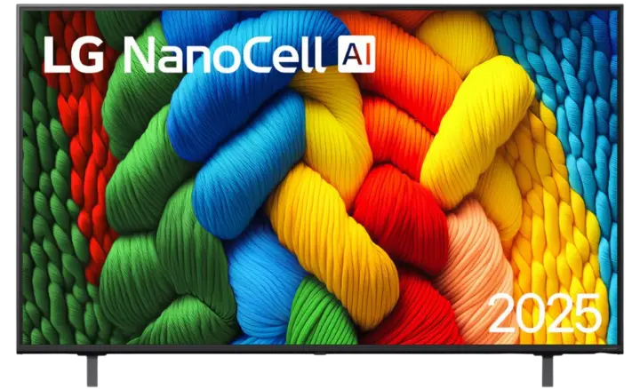 Smart TV LG NanoCell AI 2025 NANO80ASA - Ficheiro Técnico