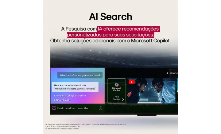 Smart TV LG NanoCell AI 2025 NANO80ASA - Ficheiro Técnico