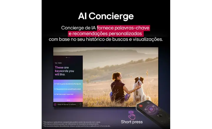 Smart TV LG NanoCell AI 2025 NANO80ASA - Ficheiro Técnico