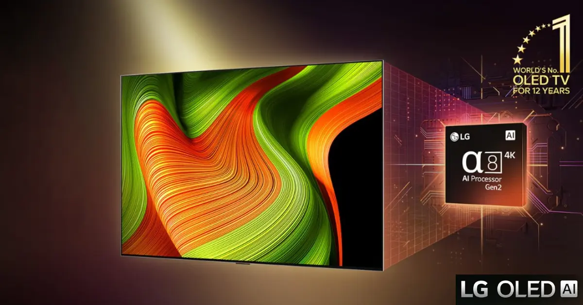 Smart TV LG OLED B5 AI - Ficheiro Técnico