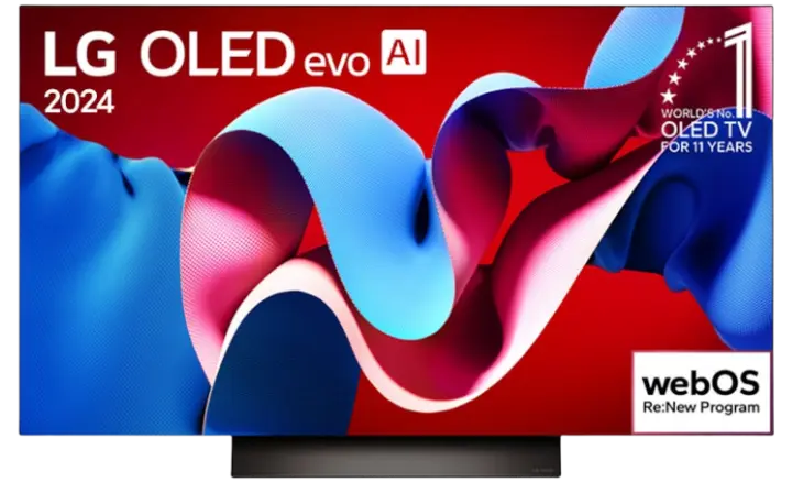 Smart TV LG OLED evo AI OLED55C4PSA 2024 - Ficheiro Técnico
