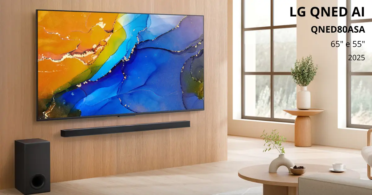 Smart TV LG QNED AI QNED80ASA 2025 - Ficheiro Técnico