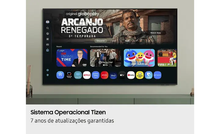 Smart TV Samsung Crystal UHD U8100FGXZD 2025 - Ficheiro Técnico