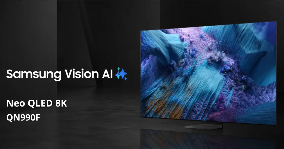 Smart TV Samsung Vision AI Neo QLED 8K QN990F 2025 - Ficheiro Técnico