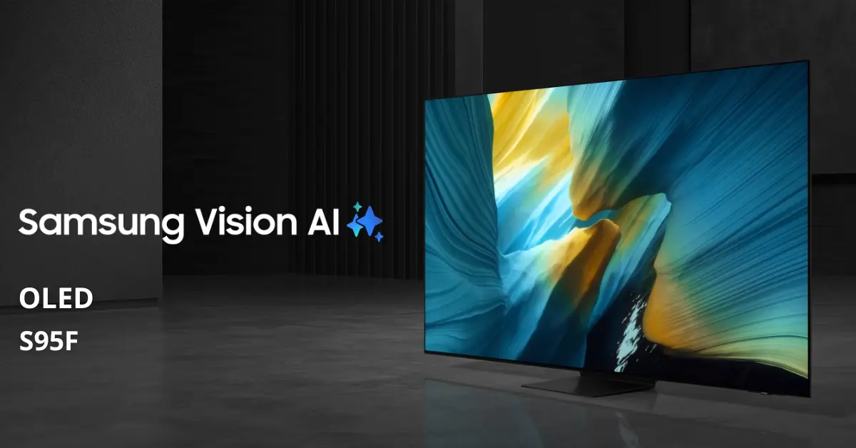 Smart TV Samsung Vision AI OLED S95F 2025 - Ficheiro Técnico