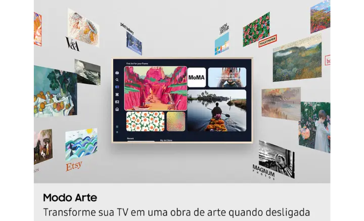 Smart TV Samsung Vision AI The Frame LS03F 2025 - Ficheiro Técnico