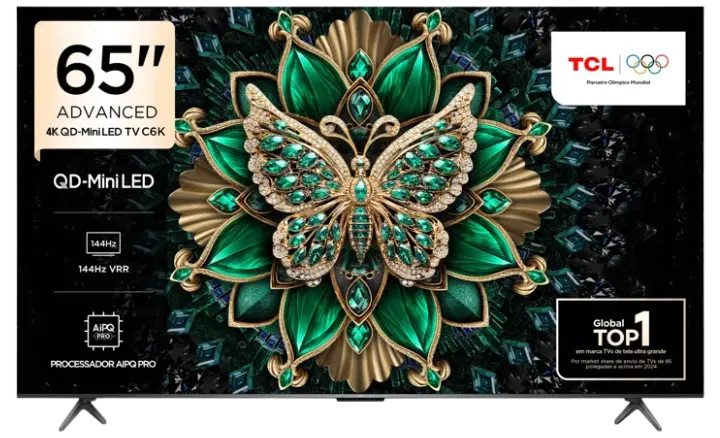 Smart TV TCL 65C6K 2025 - Ficheiro Técnico
