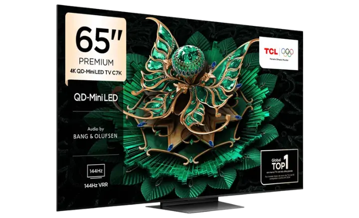 Smart TV TCL 65C7K 2025 - Ficheiro Técnico