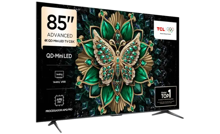 Smart TV TCL 85C6K 2025 - Ficheiro Técnico