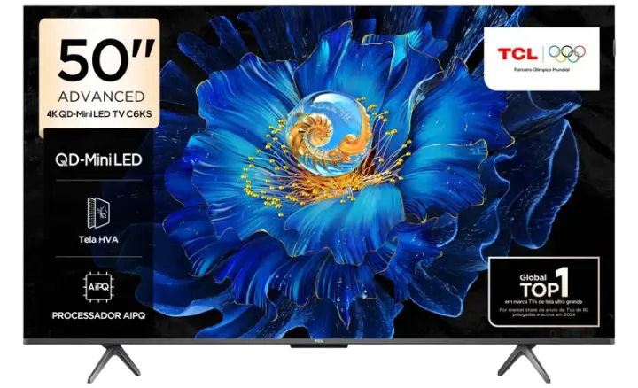 Smart TV TCL C6KS 2025 - Ficheiro Técnico