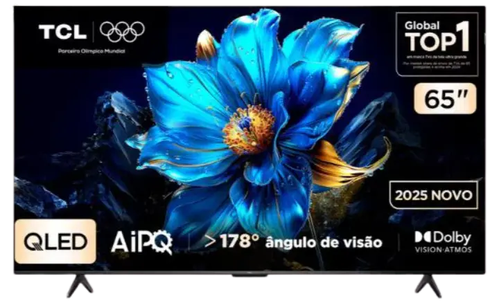 Smart TV TCL 65P7K 2025 - Ficheiro Técnico