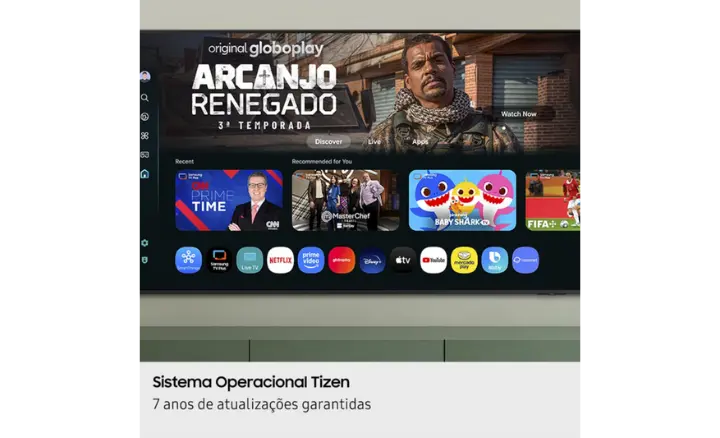 Smart TV Samsung Crystal UHD U8500FGXZD 2025 - Ficheiro Técnico