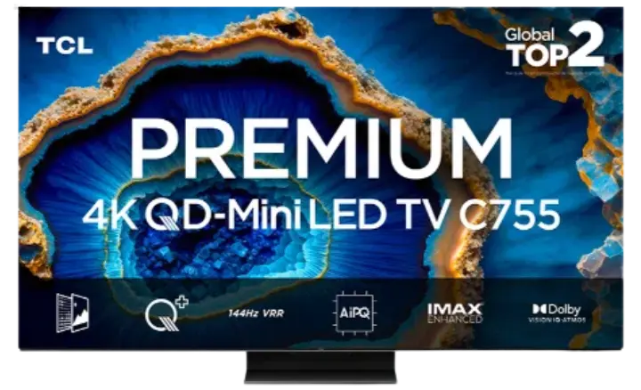 Smart TV TCL C755 2024 - Ficheiro Técnico