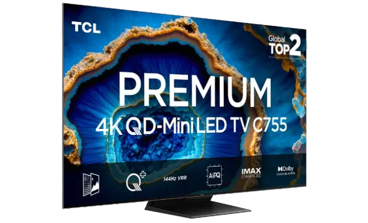 Smart TV TCL C755 2024 - Ficheiro Técnico