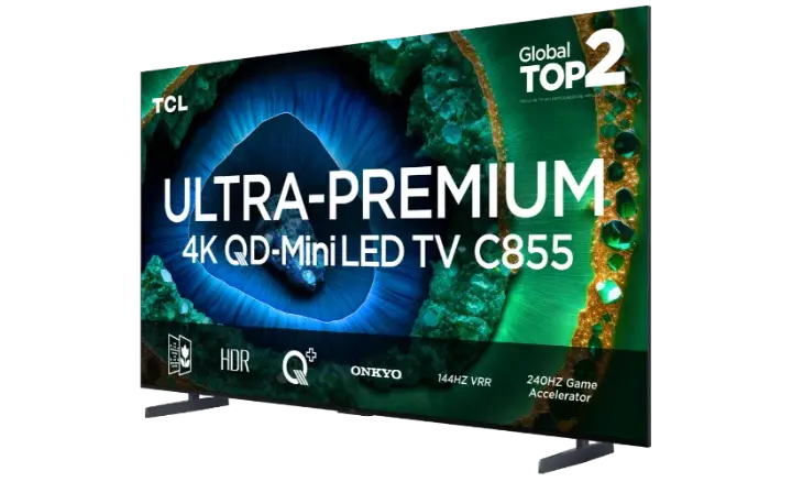 Smart TV TCL C855 2024 - Ficheiro Técnico