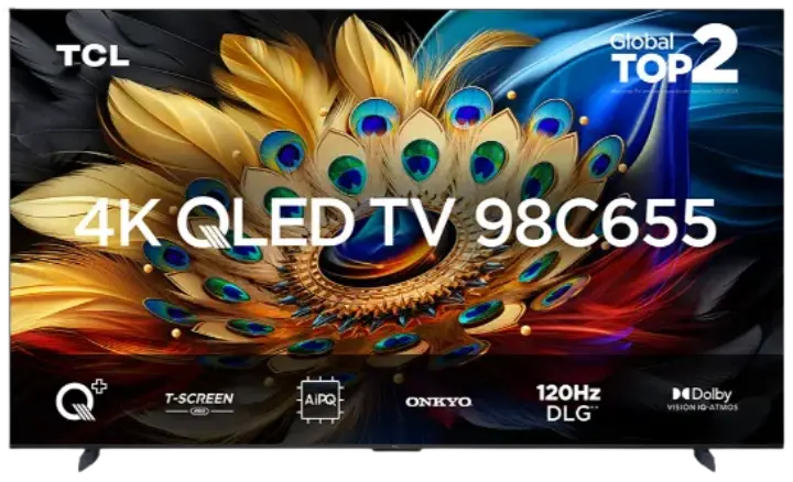 Smart TV TCL 98C655 2024 - Ficheiro Técnico