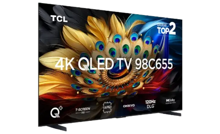 Smart TV TCL 98C655 2024 - Ficheiro Técnico