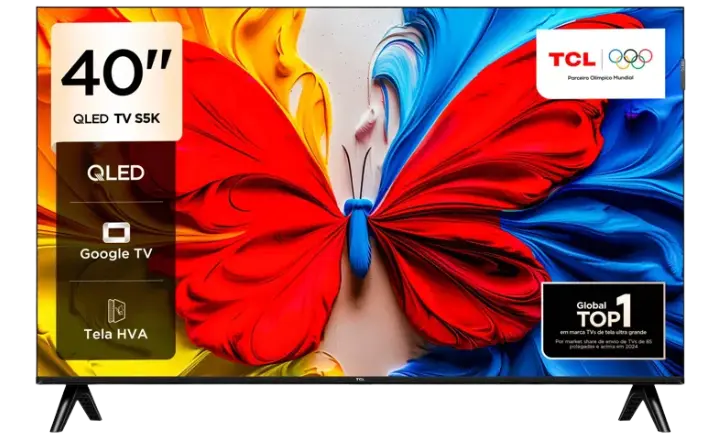 Smart TV TCL 40S5K 2025 - Ficheiro Técnico