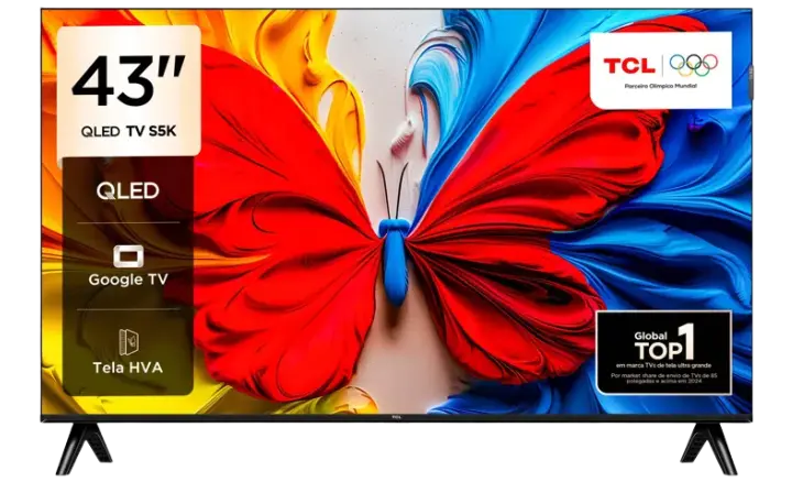 Smart TV TCL 43S5K 2025 - Ficheiro Técnico