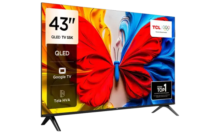 Smart TV TCL 43S5K 2025 - Ficheiro Técnico