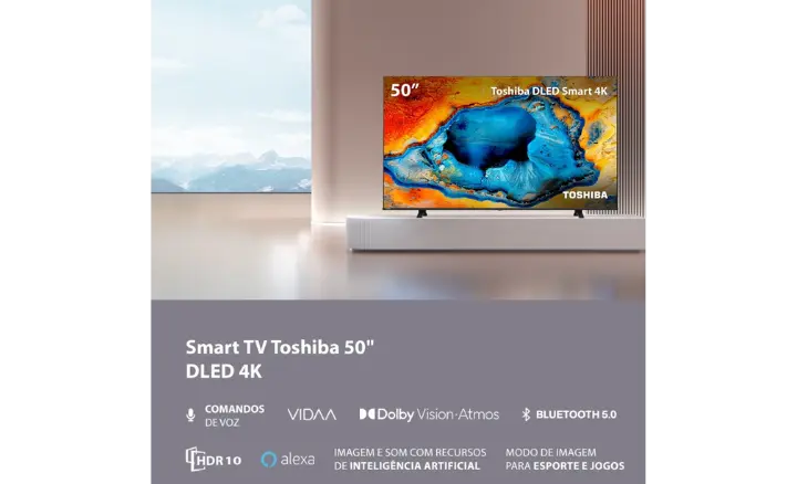 Smart TV TOSHIBA C350N 50C350NS 2025 - Ficheiro Técnico