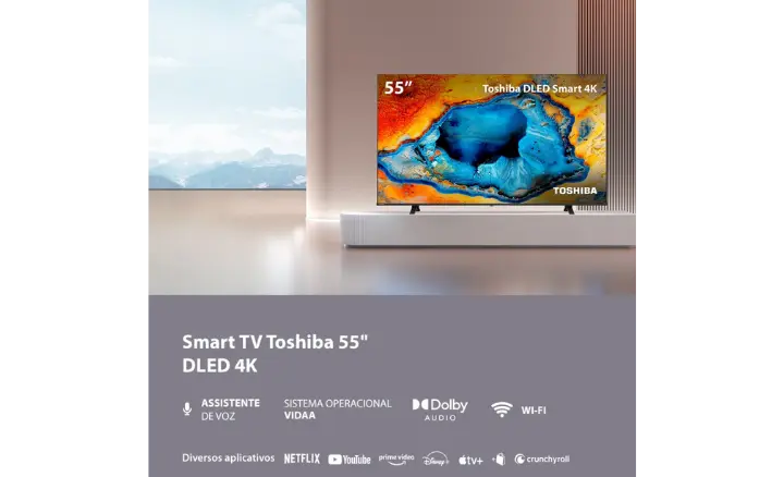 Smart TV TOSHIBA C350N 55C350NS 2025 - Ficheiro Técnico