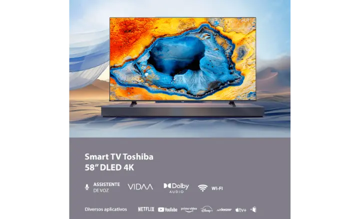 Smart TV TOSHIBA C350N 58C350NS 2025 - Ficheiro Técnico