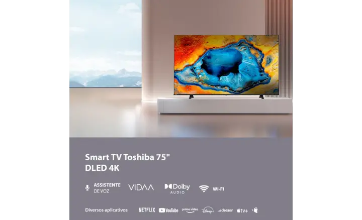 Smart TV TOSHIBA C350N 75C350NS 2025 - Ficheiro Técnico