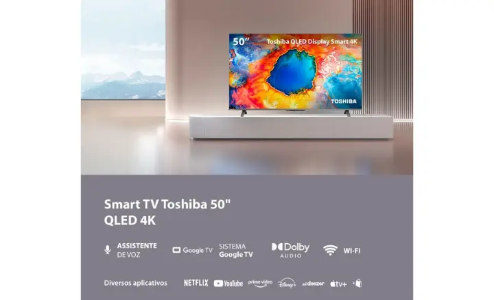 Smart TV TOSHIBA C450N 50C450NS 2025 - Ficheiro Técnico