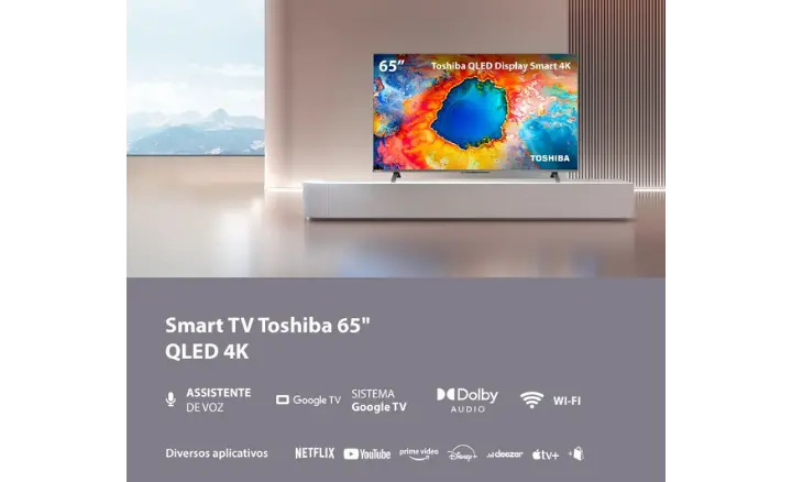 Smart TV TOSHIBA C450N 65C450NS 2025 - Ficheiro Técnico