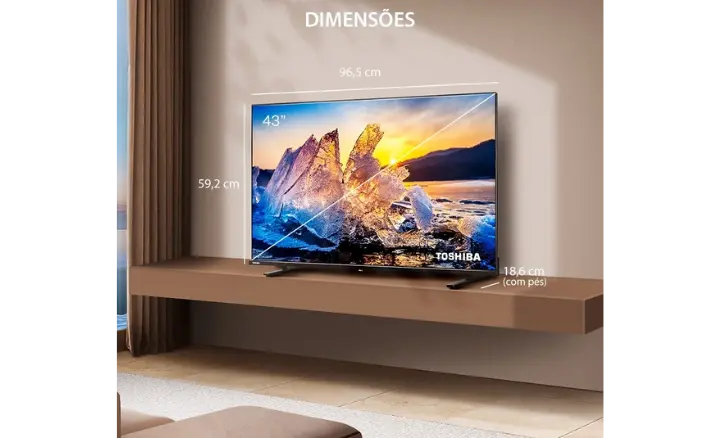 Smart TV TOSHIBA V35M 43V35MS 2024 - Ficheiro Técnico