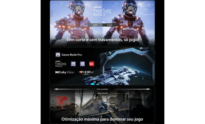 Smart TV Gamer TOSHIBA Z670R 100Z670RS 2025 - Ficheiro Técnico