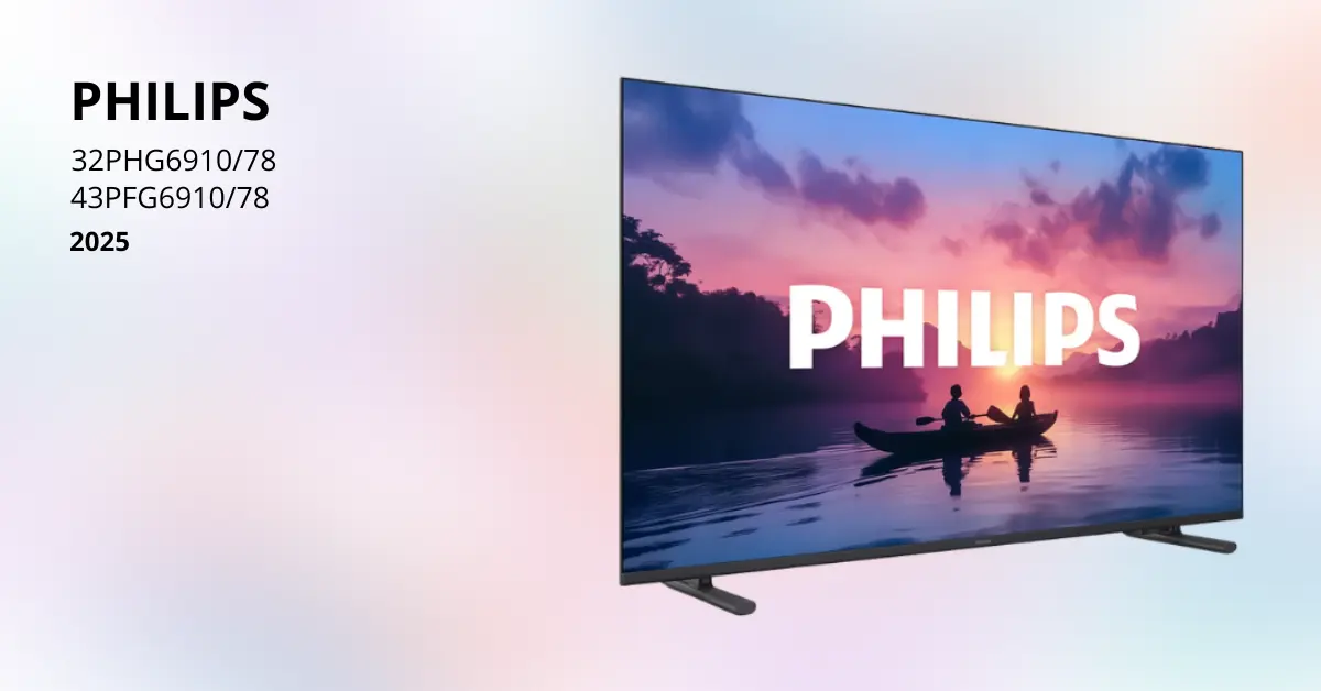 Smart TV Philips 6000 6910 2025 32PHG6910/78 43PFG6910/78