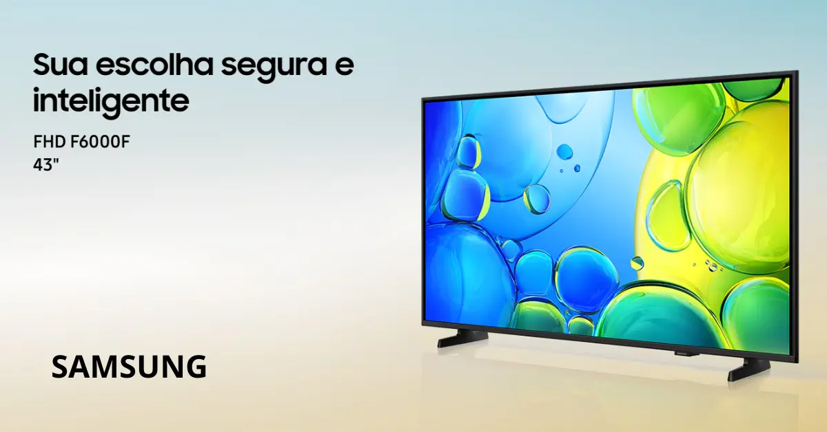 Smart TV Samsung F6000F UN43F6000FGXZD 2025 - Ficheiro Técnico