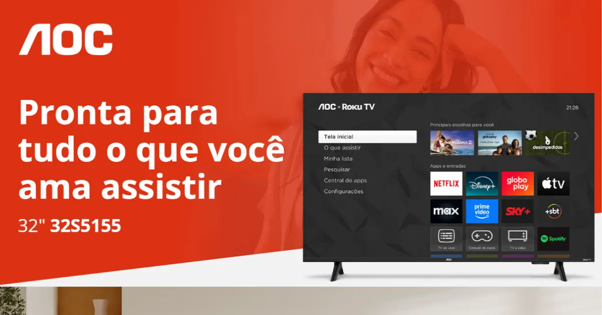 Smart TV AOC 5155 32S5155/78G - Ficheiro Técnico